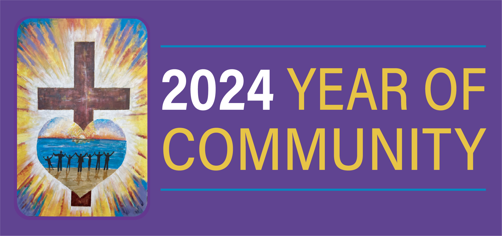 PITTWATER Parish 24 Year of Community Logo
